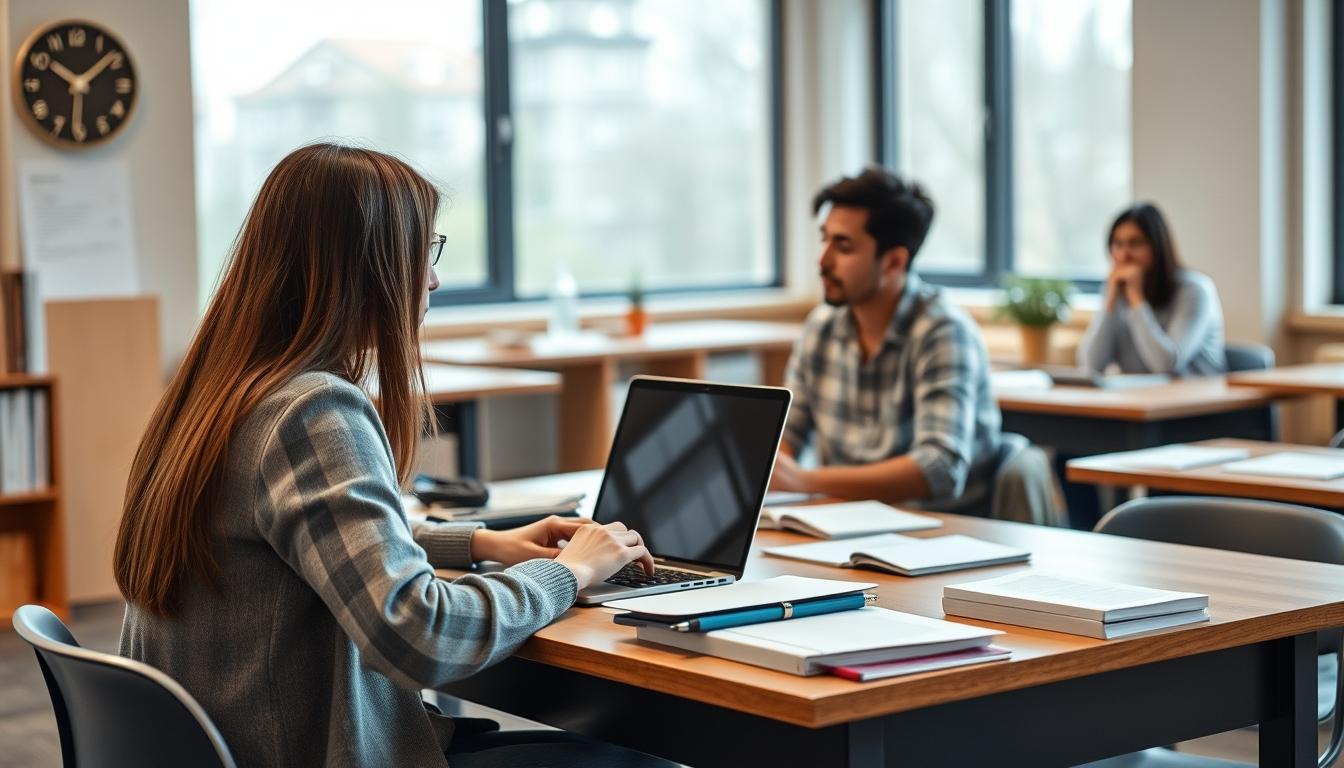 Organized study environment supporting productive learning
