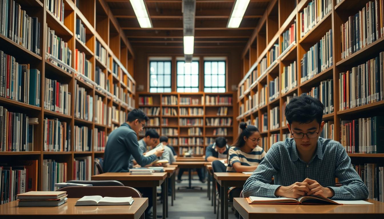 Student developing practical and academic skills